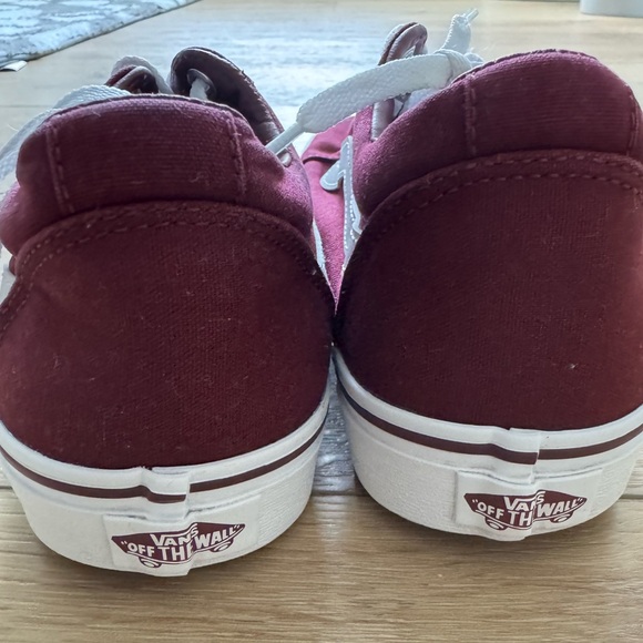 Vans Old Skool Burgundy Sneakers Women’s Size 8.5 Like New - Picture 5 of 8